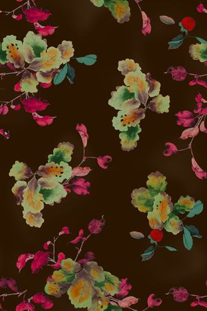 旗袍印花华亿平台图片