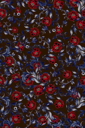 旗袍印花华亿平台图片