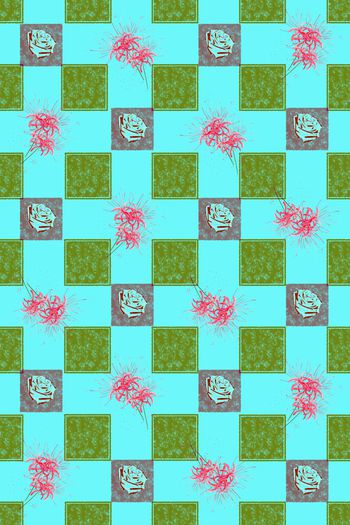 1339825-格子纹-绿