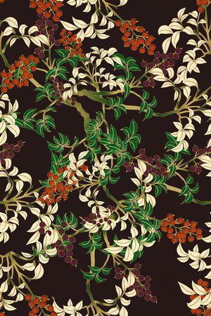 复古印花华亿平台图片