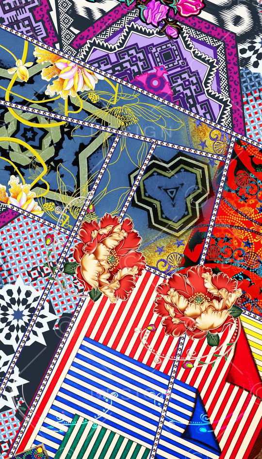 定位花印花华亿平台图片