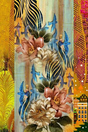 定位花印花华亿平台图片