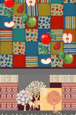 定位花印花华亿平台图片