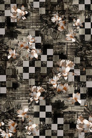 格子印花华亿平台图片