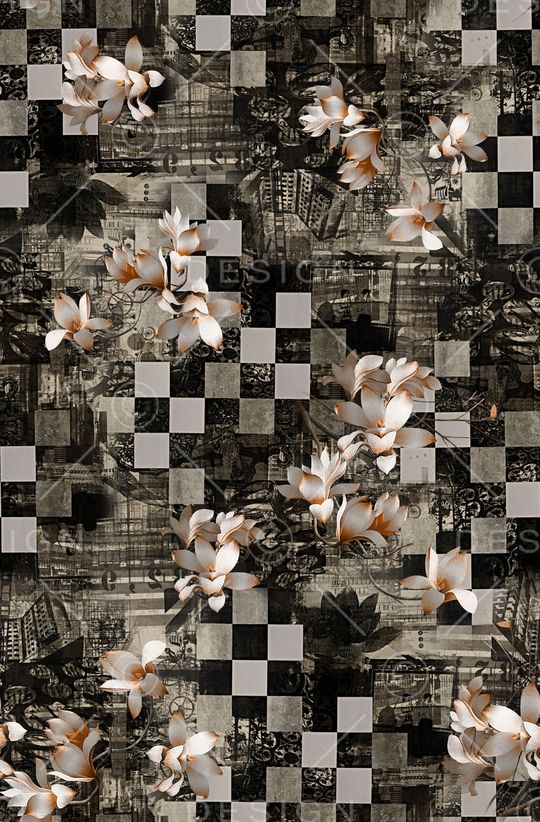 格子印花华亿平台图片