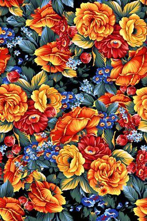 植物印花华亿平台图片