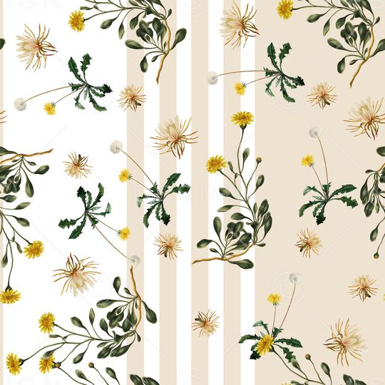 几何花卉印花华亿平台图片