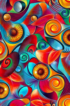 几何印花华亿平台图片