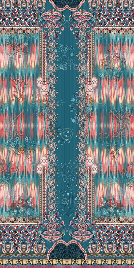 女装定位花印花华亿平台图片