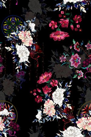 旗袍印花华亿平台图片