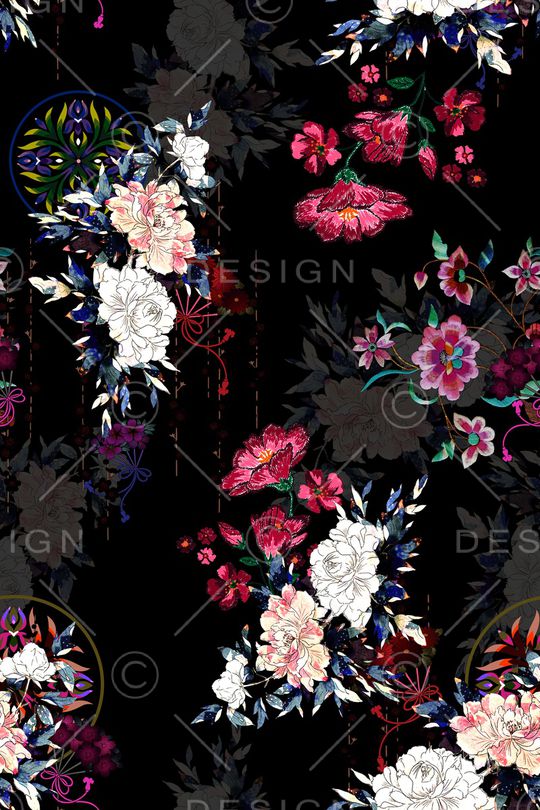 旗袍印花华亿平台图片