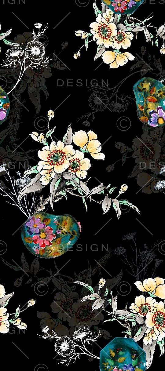 旗袍印花华亿平台图片