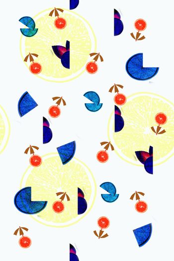 1340158-橙子切片-白