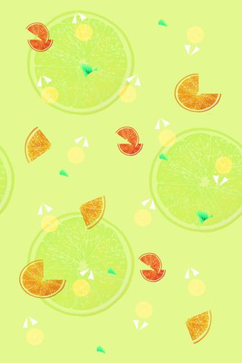 1340160-橙子切片-黄