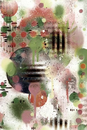 几何男装印花华亿平台图片