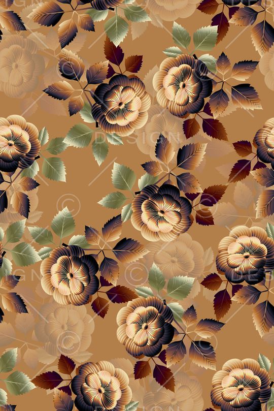 中老年花印花华亿平台图片