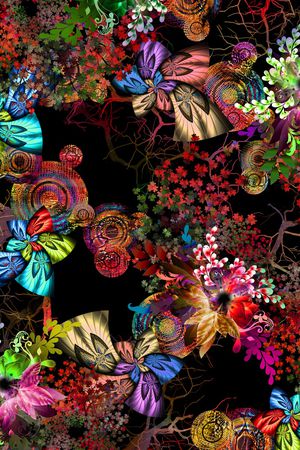 几何印花华亿平台图片