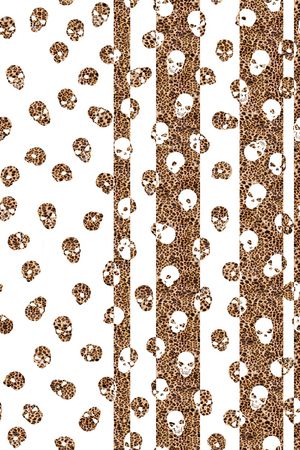 豹纹印花华亿平台图片