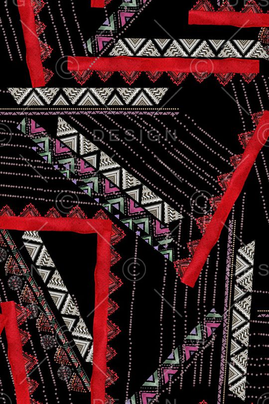 几何印花华亿平台图片