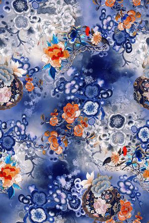 香云纱印花华亿平台图片