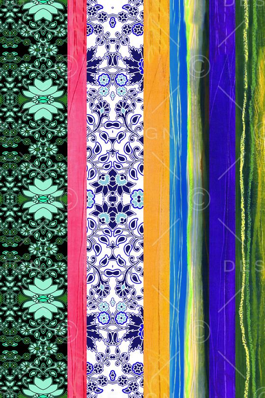 传统纹样印花华亿平台图片