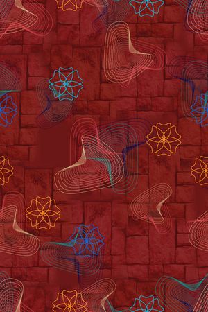 连衣裙印花华亿平台图片