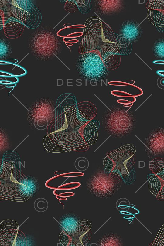 连衣裙印花华亿平台图片