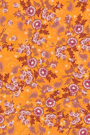 佩斯利印花华亿平台图片