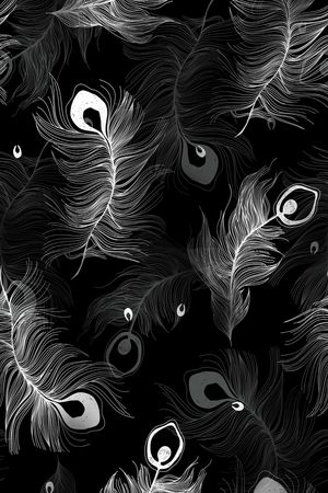 羽毛印花华亿平台图片