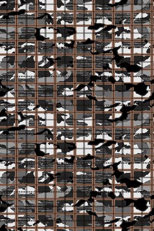 格子印花华亿平台图片