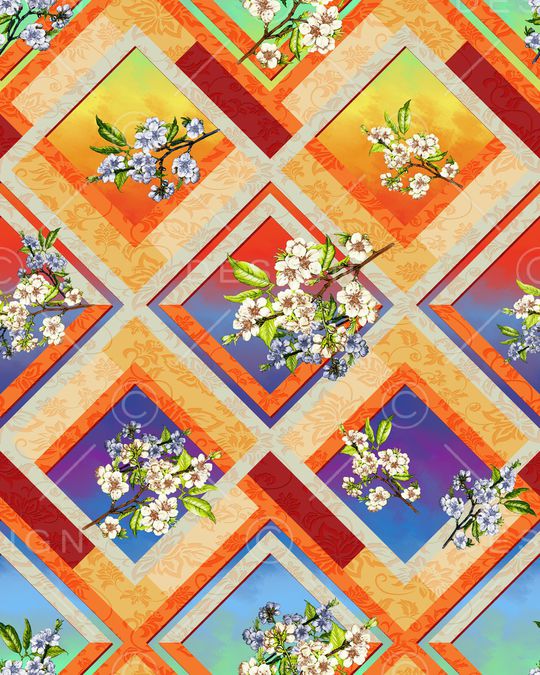 大牌风印花华亿平台图片