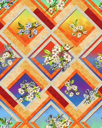 大牌风印花华亿平台图片