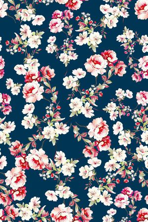 玫瑰花印花华亿平台图片