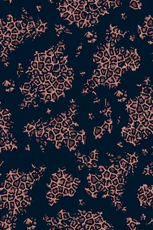 豹纹印花华亿平台图片