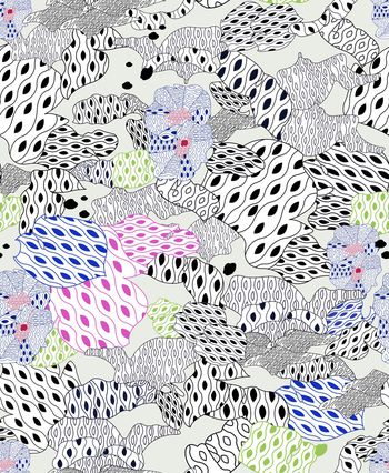 春夏华亿平台印花华亿平台图片