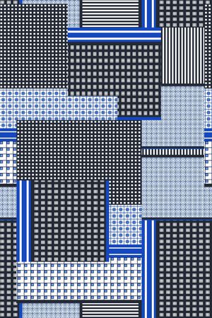 格子印花华亿平台图片