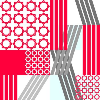 几何印花华亿平台图片