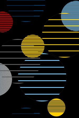 圆形印花华亿平台图片