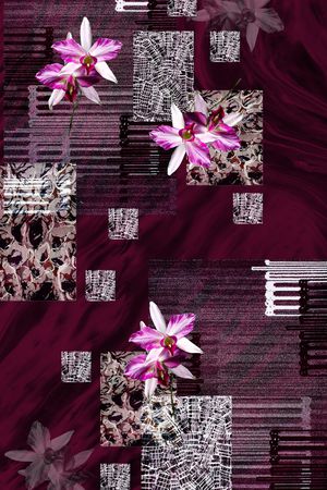 数码定位花印花华亿平台图片