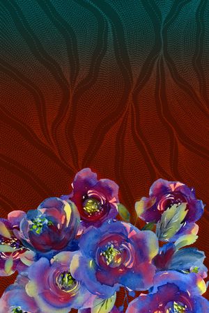 数码定位花印花华亿平台图片