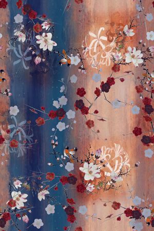 梅花印花华亿平台图片