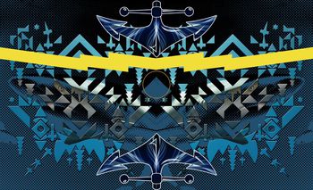 几何印花华亿平台图片