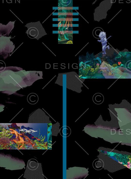 几何印花华亿平台图片