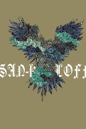 胸前独幅印花华亿平台图片