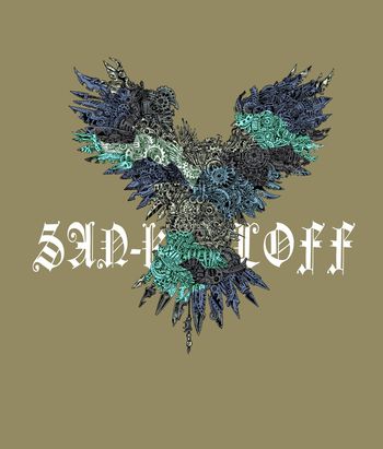 胸前独幅印花华亿平台图片