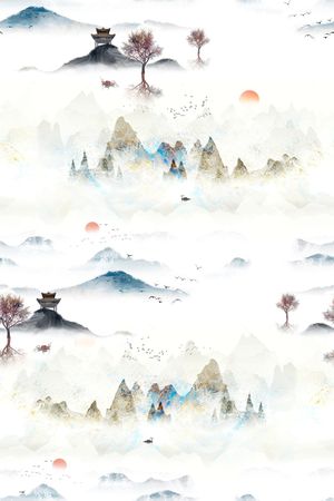 旗袍印花华亿平台图片