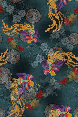 香云纱印花华亿平台图片