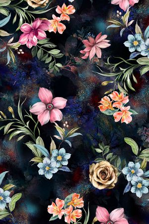 绿植树叶印花华亿平台图片