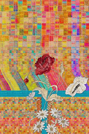 女装定位花印花华亿平台图片