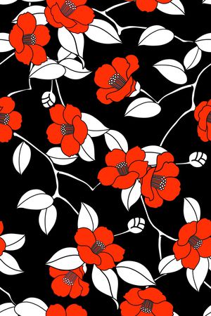 茶花印花华亿平台图片